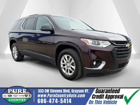 Black 2018 Chevrolet Traverse 3LT for sale in Grayson, KY
