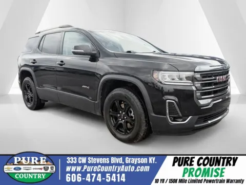 Black 2022 GMC Acadia AT4 for sale in Grayson, KY