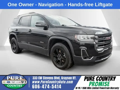 Black 2022 GMC Acadia AT4 for sale in Grayson, KY