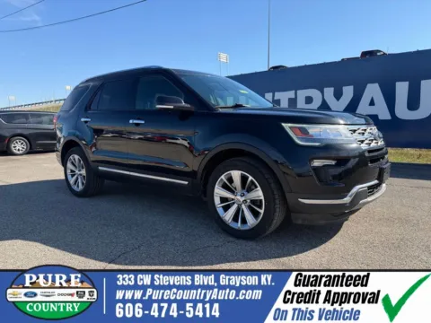 Black 2019 Ford Explorer Limited for sale in Grayson, KY