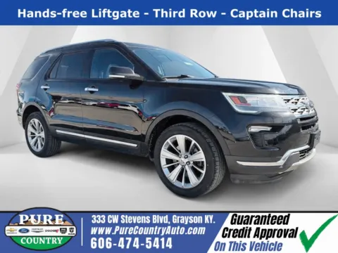 Black 2019 Ford Explorer Limited for sale in Grayson, KY
