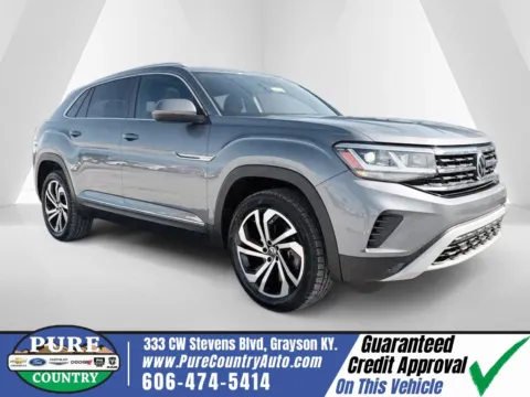 Black 2022 Volkswagen Atlas Cross Sport 2.0T SEL for sale in Grayson, KY