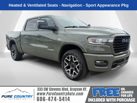 Green 2026 Ram 1500 Laramie for sale in Grayson, KY