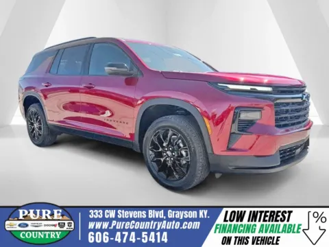 Red 2026 Chevrolet Traverse LT for sale in Grayson, KY