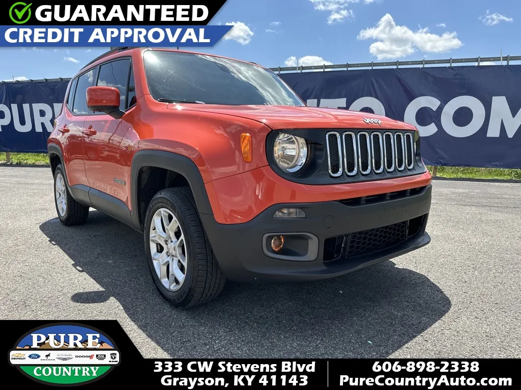 Orange 2016 Jeep Renegade Latitude for sale in Grayson, KY