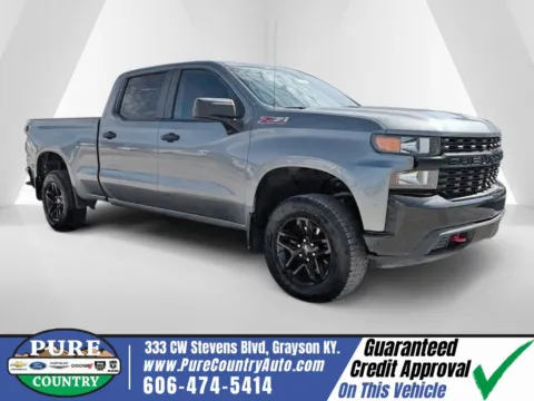 Blue 2019 Chevrolet Silverado 1500 Custom Trail Boss for sale in Grayson, KY