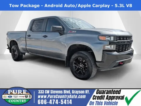Blue 2019 Chevrolet Silverado 1500 Custom Trail Boss for sale in Grayson, KY