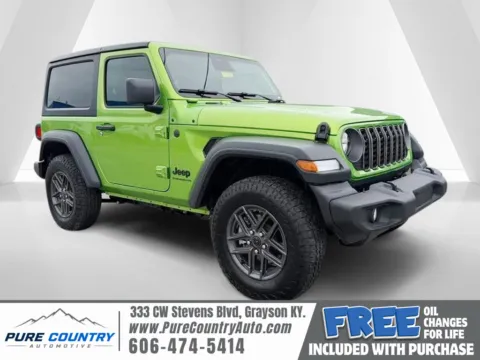 Green 2026 Jeep Wrangler Sport S for sale in Grayson, KY