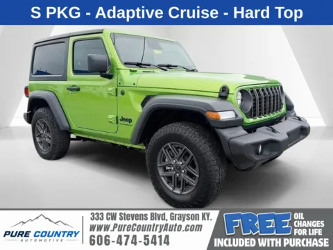Green 2026 Jeep Wrangler Sport S for sale in Grayson, KY