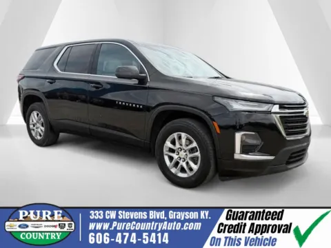 Black 2023 Chevrolet Traverse LS for sale in Grayson, KY