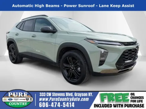 Green 2026 Chevrolet Trax ACTIV for sale in Grayson, KY