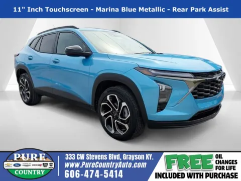 Blue 2026 Chevrolet Trax 2RS for sale in Grayson, KY