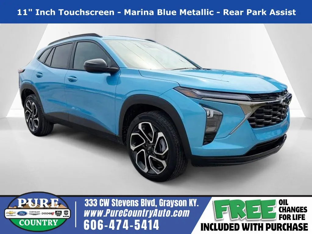Blue 2026 Chevrolet Trax 2RS for sale in Grayson, KY