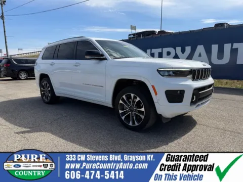 White 2024 Jeep Grand Cherokee L Overland for sale in Grayson, KY