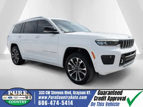 White 2024 Jeep Grand Cherokee L Overland for sale in Grayson, KY