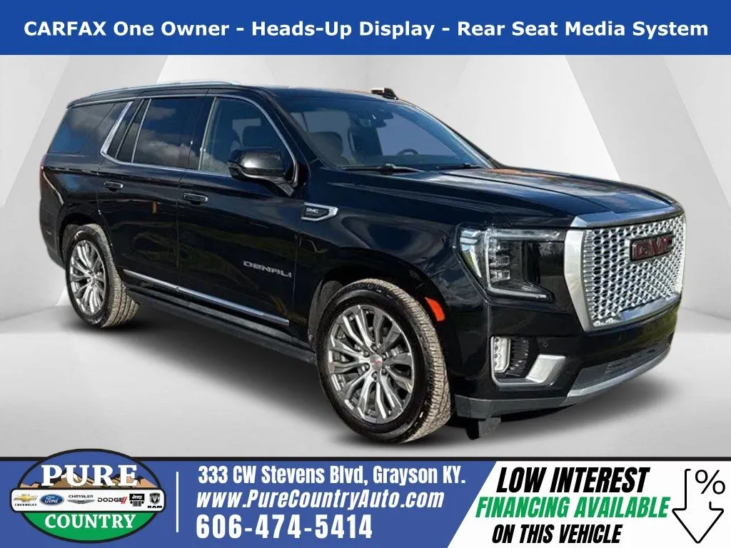 Black 2021 GMC Yukon Denali for sale in Grayson, KY