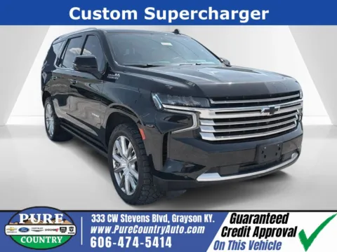 Black 2021 Chevrolet Tahoe High Country for sale in Grayson, KY