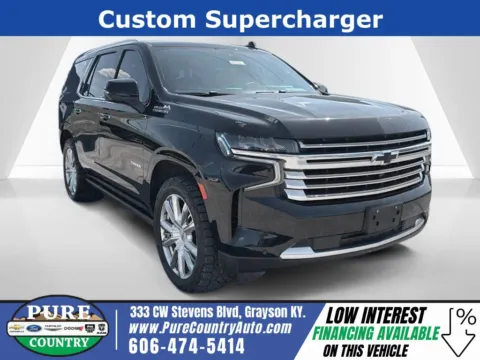 Black 2021 Chevrolet Tahoe High Country for sale in Grayson, KY