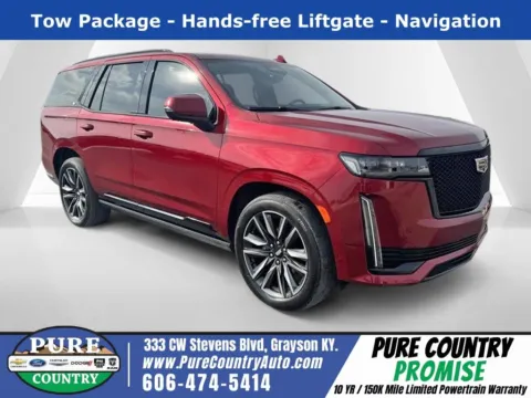 Red 2021 Cadillac Escalade Sport Platinum for sale in Grayson, KY