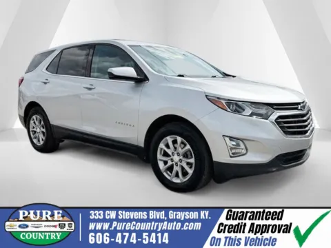 Silver 2020 Chevrolet Equinox LT for sale in Grayson, KY