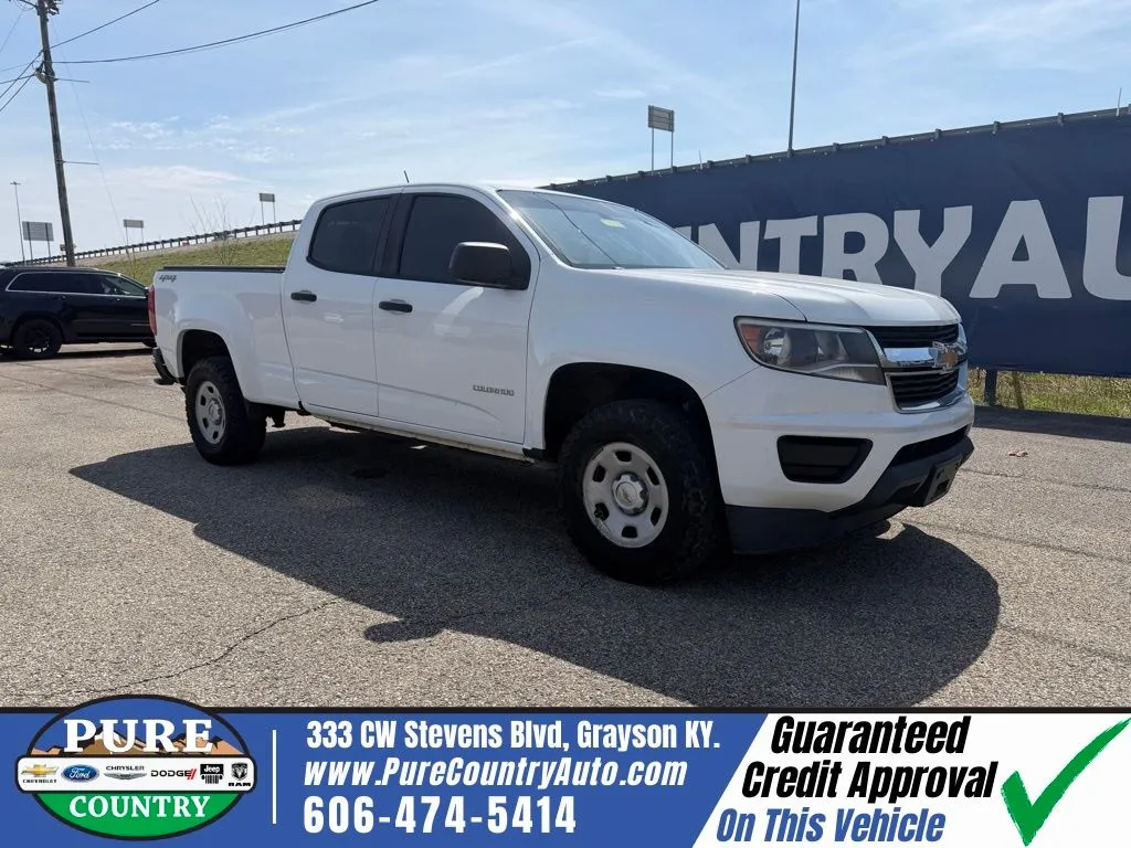 Used 2017 Chevrolet Colorado Work Truck with VIN 1GCGTBEN7H1286733 for sale in Grayson, KY