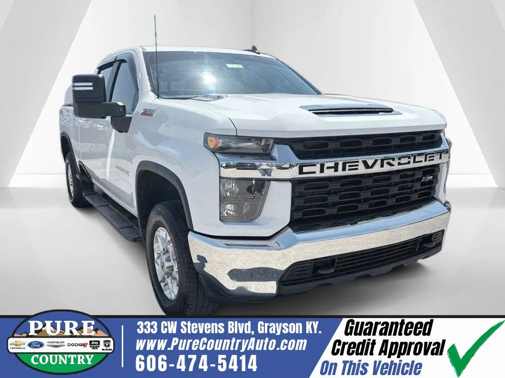 White 2021 Chevrolet Silverado 2500HD LT for sale in Grayson, KY