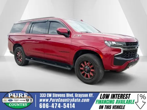 Red 2021 Chevrolet Suburban Z71 for sale in Grayson, KY