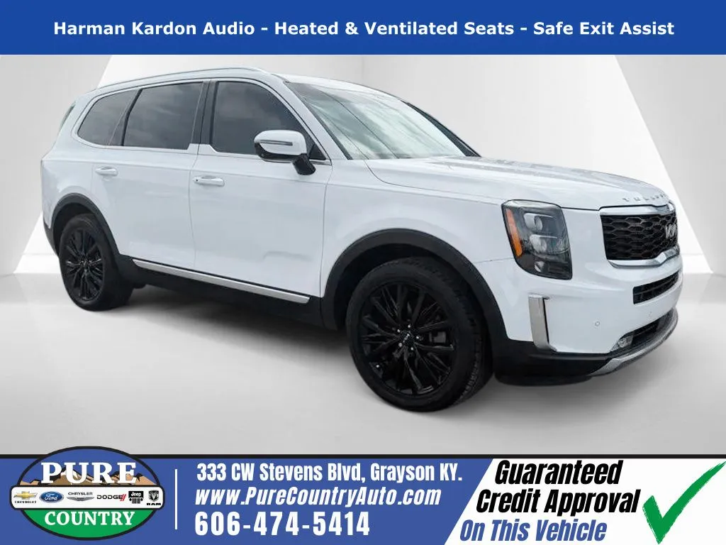 White 2022 Kia Telluride SX for sale in Grayson, KY