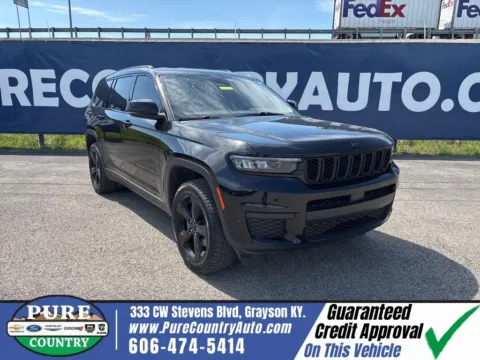 Black 2021 Jeep Grand Cherokee L Altitude for sale in Grayson, KY