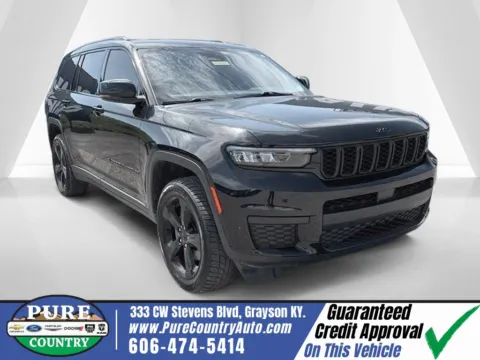 Black 2021 Jeep Grand Cherokee L Altitude for sale in Grayson, KY