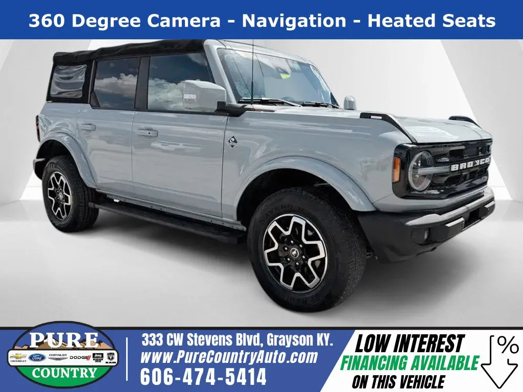 Gray 2022 Ford Bronco Outer Banks for sale in Grayson, KY