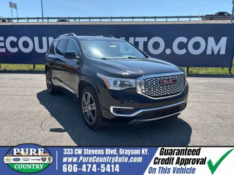 Black 2018 GMC Acadia Denali for sale in Grayson, KY