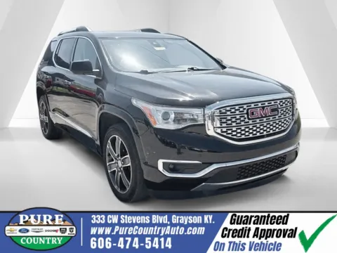 Black 2018 GMC Acadia Denali for sale in Grayson, KY