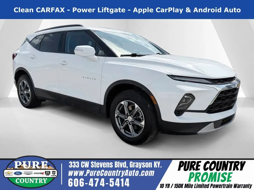 White 2024 Chevrolet Blazer LT for sale in Grayson, KY