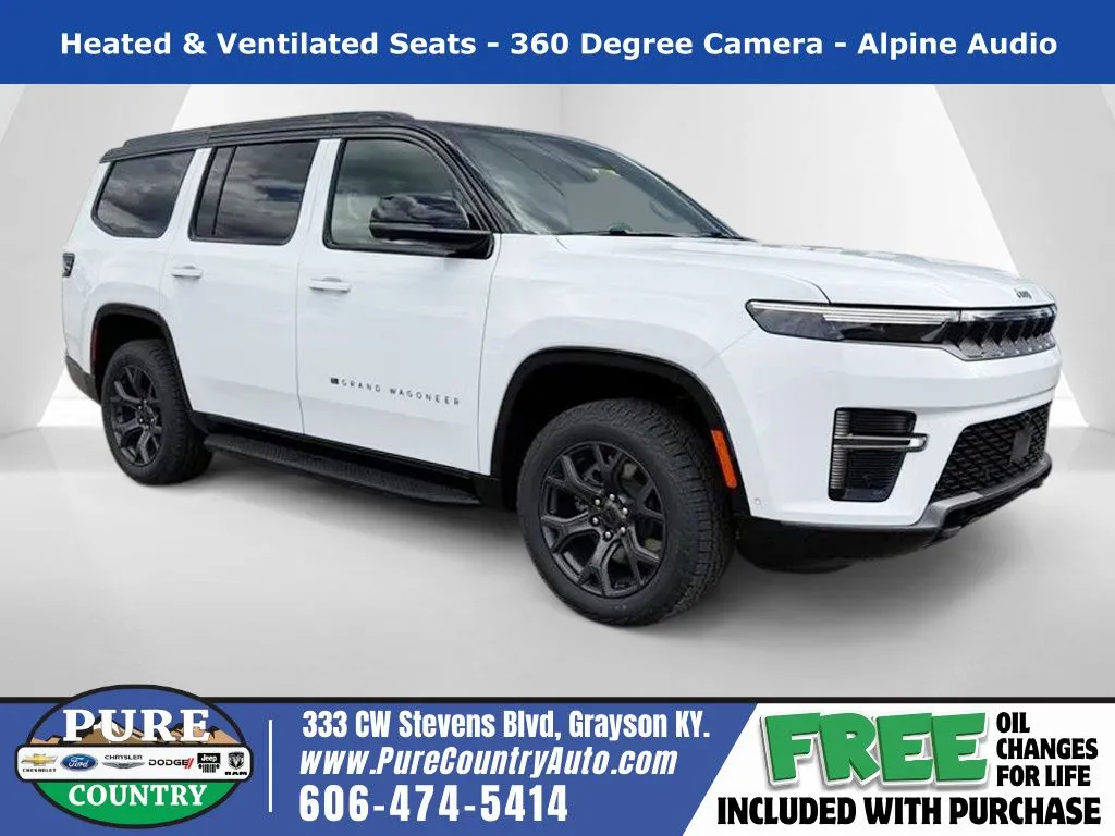 White 2026 Jeep Grand Wagoneer Upland for sale in Grayson, KY