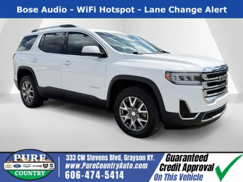 White 2022 GMC Acadia SLT for sale in Grayson, KY