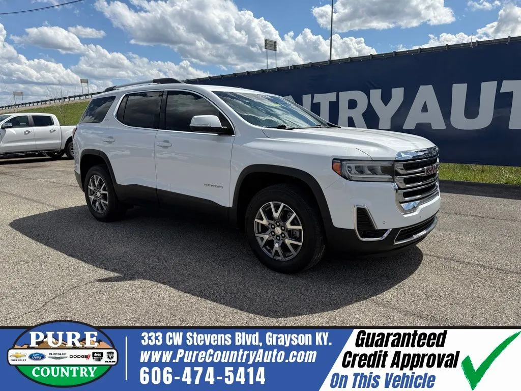 White 2022 GMC Acadia SLT for sale in Grayson, KY