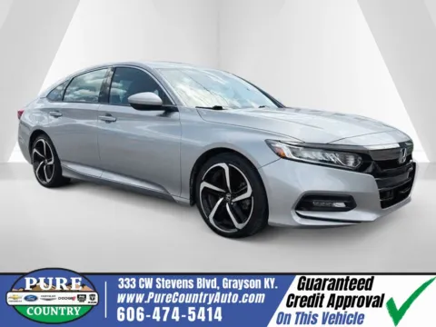Silver 2018 Honda Accord Sport 2.0T for sale in Grayson, KY