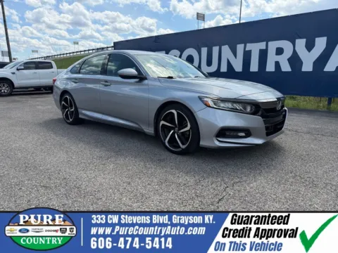 Silver 2018 Honda Accord Sport 2.0T for sale in Grayson, KY