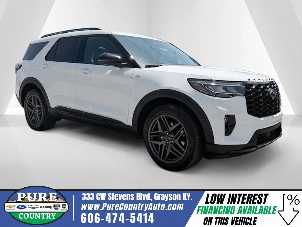 White 2026 Ford Explorer ST-Line for sale in Grayson, KY