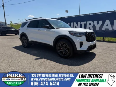 White 2026 Ford Explorer ST-Line for sale in Grayson, KY