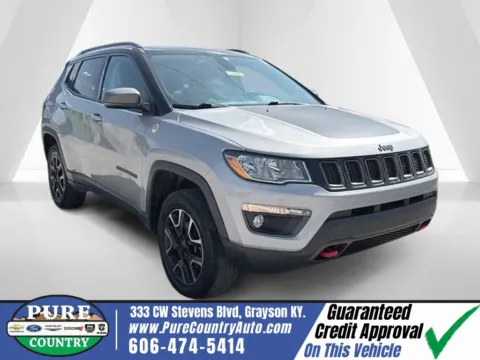 Silver 2019 Jeep Compass Trailhawk for sale in Grayson, KY