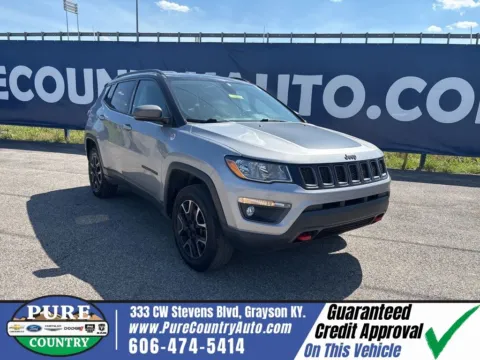Silver 2019 Jeep Compass Trailhawk for sale in Grayson, KY