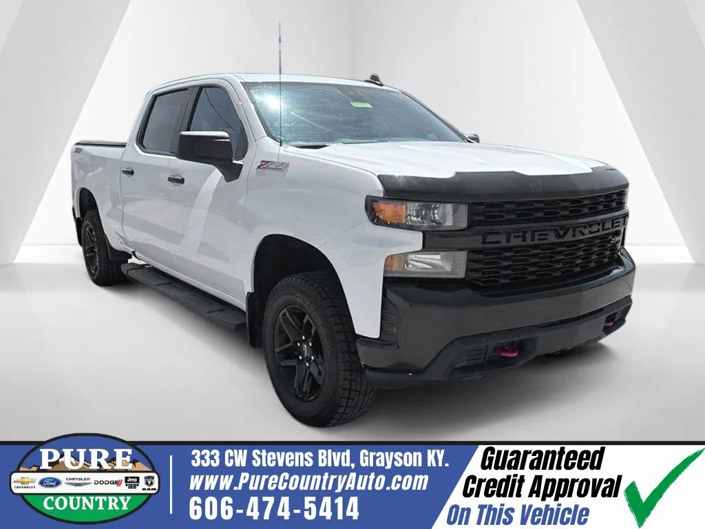 White 2022 Chevrolet Silverado 1500 LTD Custom Trail Boss for sale in Grayson, KY