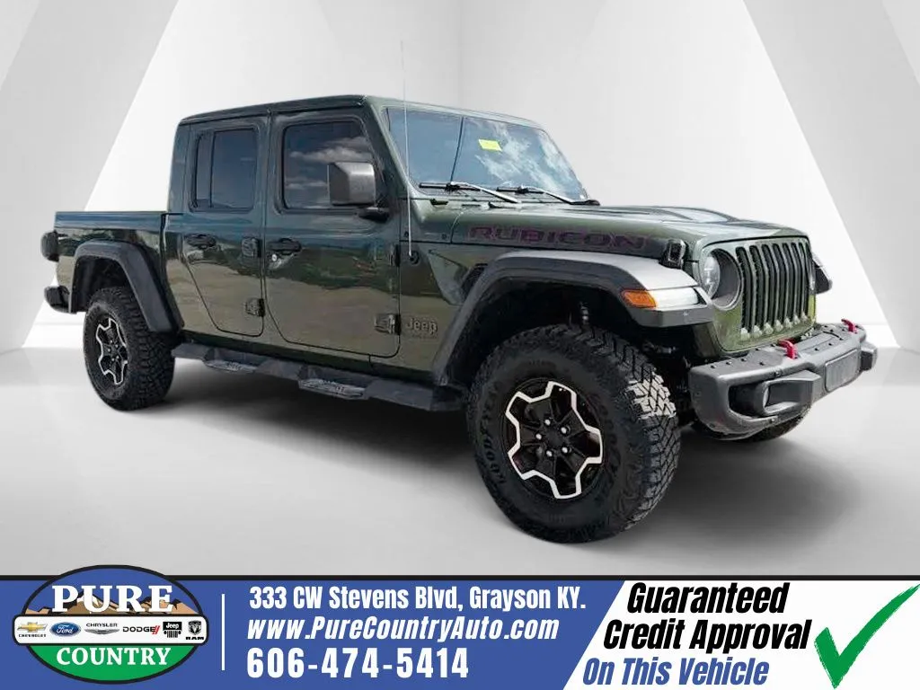 Green 2021 Jeep Gladiator Rubicon for sale in Grayson, KY