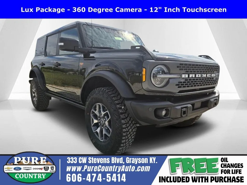 Black 2025 Ford Bronco Badlands for sale in Grayson, KY