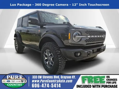 Black 2025 Ford Bronco Badlands for sale in Grayson, KY