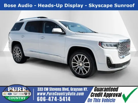 White 2023 GMC Acadia Denali for sale in Grayson, KY