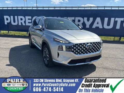 Silver 2022 Hyundai Santa Fe Limited for sale in Grayson, KY