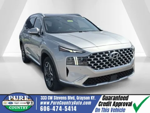 Silver 2022 Hyundai Santa Fe Limited for sale in Grayson, KY